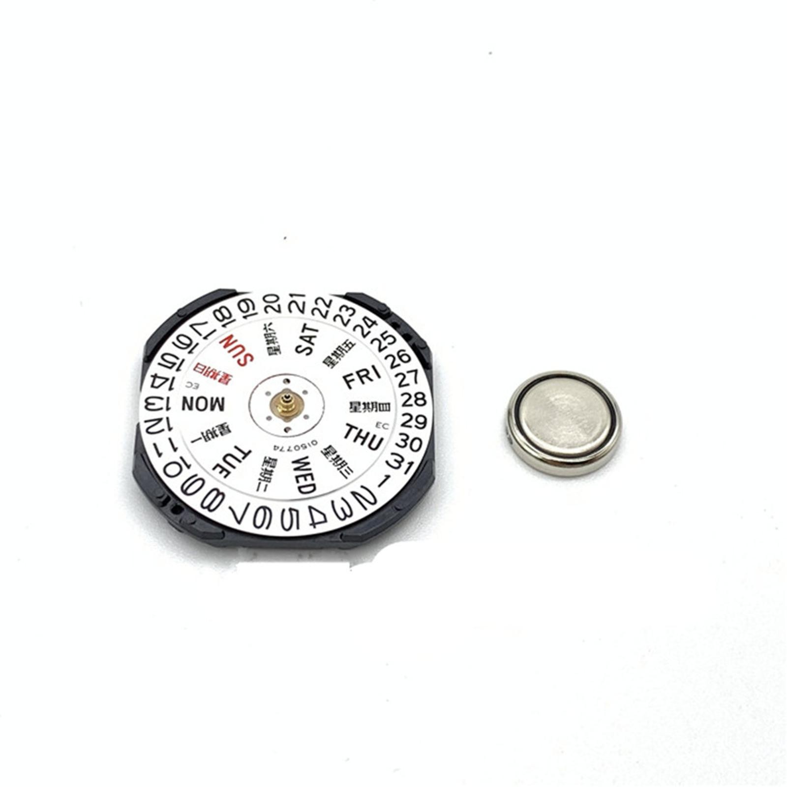 VX43E 26.6mm Quartz Watch Movement Date @ 3 For 7N43A, V343 V348 V743 Y143