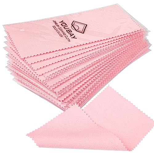 8x16cm Jewelry Cleaning Cloth – 30 Pcs Individually Wrapped for Jewelry Polis…