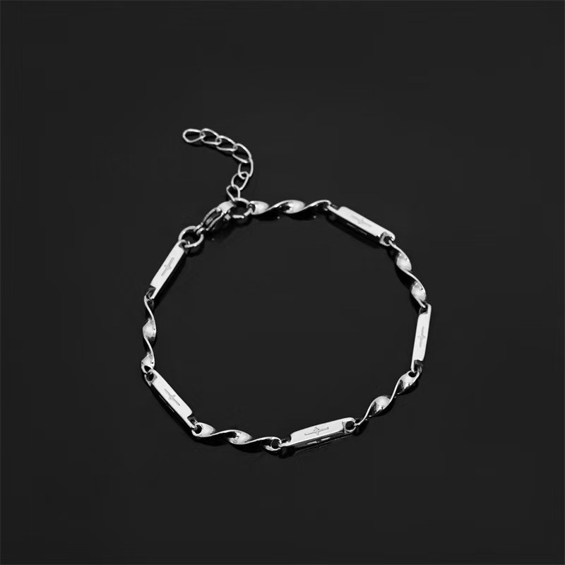 Stainless Thin Rectangle Link Chain Necklace 4Sizes Unisex Layering Cord Jewelry