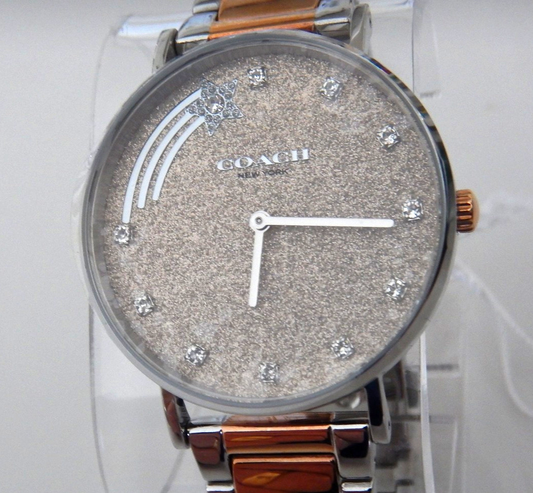 Brand New Coach 14503522 Perry Watch Glitter Crystal Markers