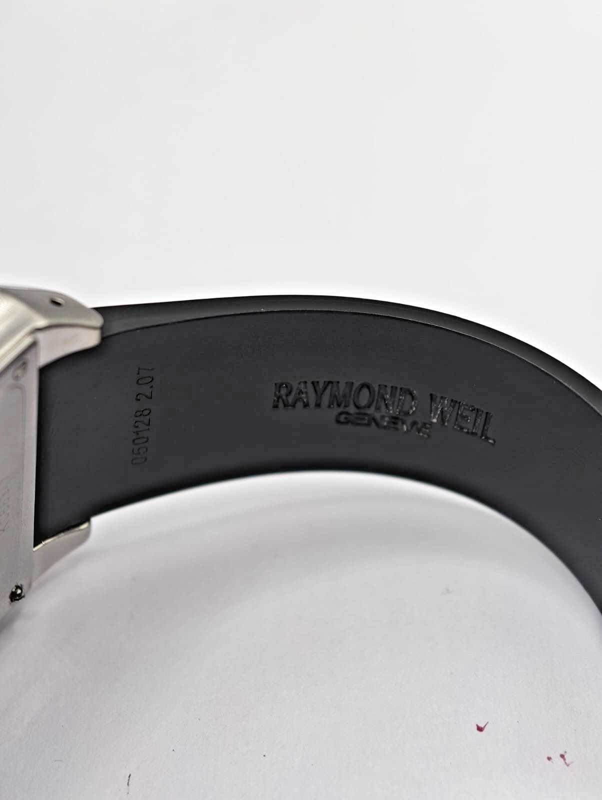 Raymond Weil Tango 4881/1 Chronograph Big Date Quartz Watch Rubber Strap