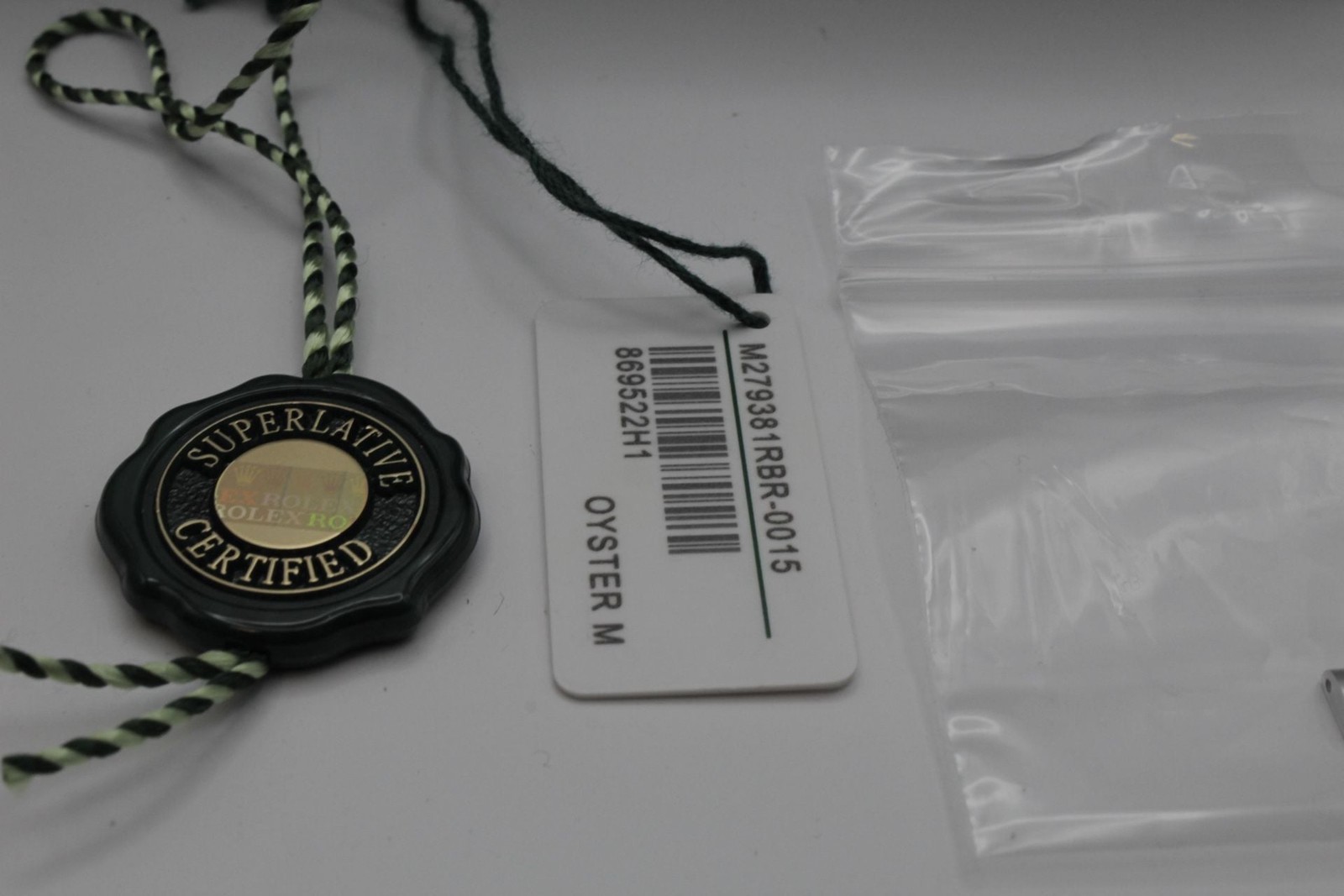 Genuine Rolex Datejust 28 Box, Papers & Extra Link Set (279381RBR) — NO WATCH