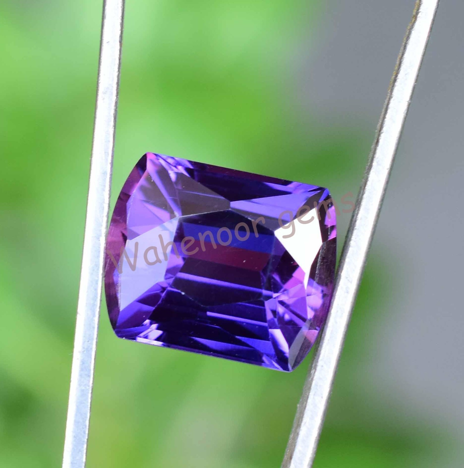 11.75 Ct Natural Purple Blue Tanzanite FL Cushion Master Cut Certified Gemstone