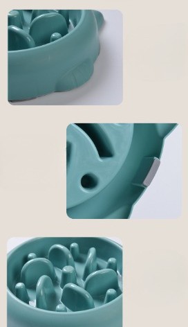Pet Dog Cat Slow Feeder Bowls Anti Choking Slow Feeder Dish Bowl Home Dog Eating