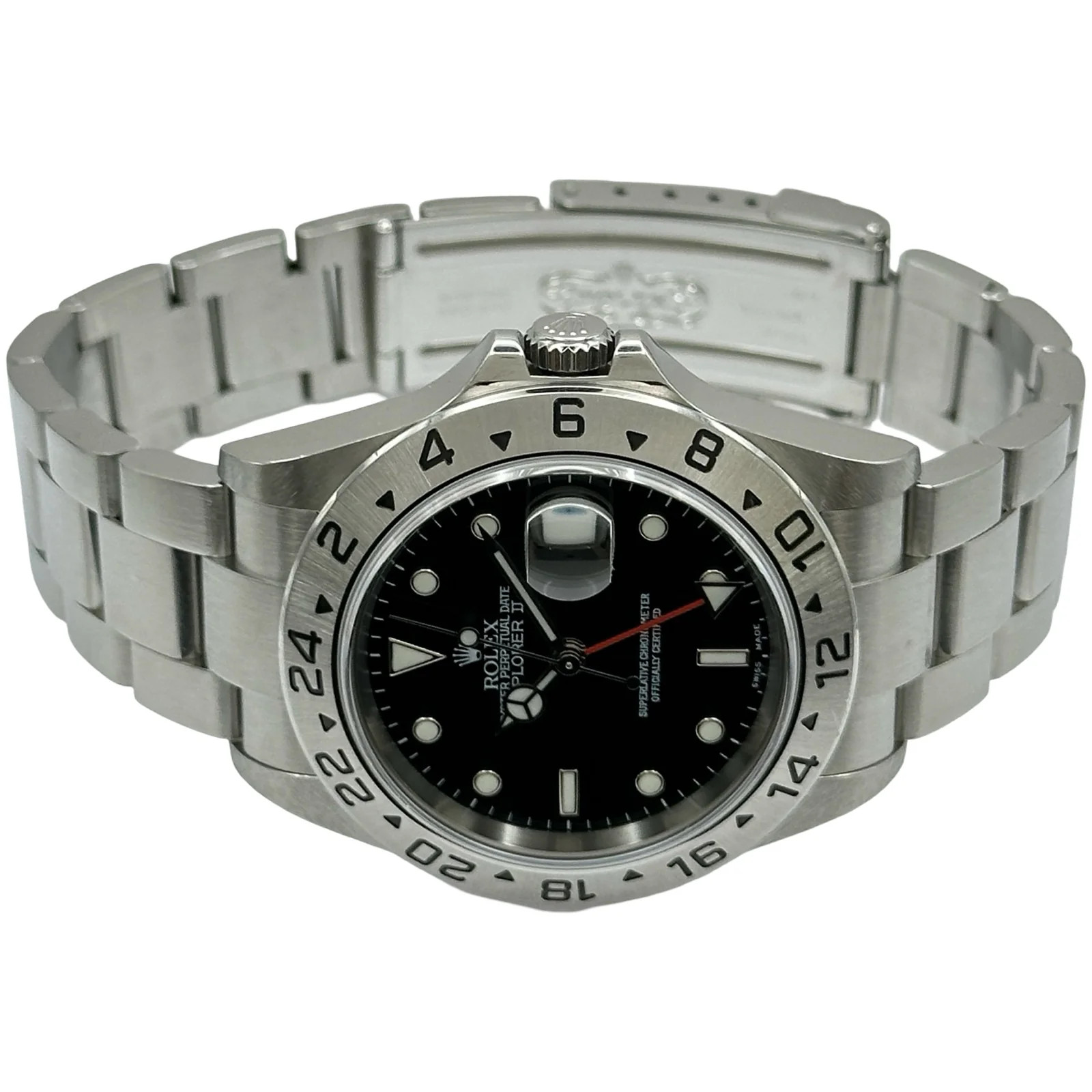 ROLEX 2 16570 40mm Stainless Steel Black Dial Automatic Watch OKW2572