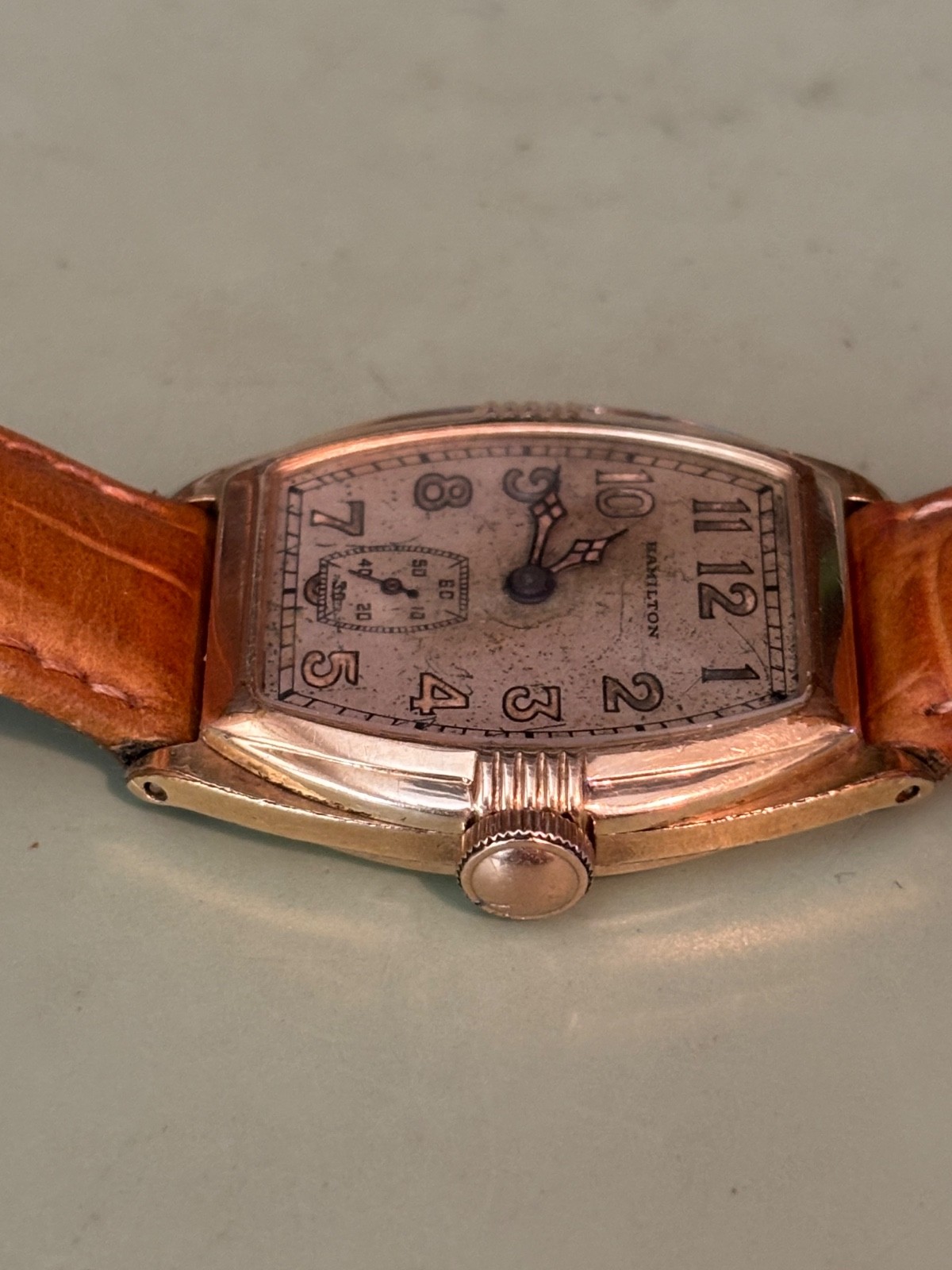 Vintage 1933 Mans HAMILTON PERRY Stunning Dial Fully Serviced WARRANTY