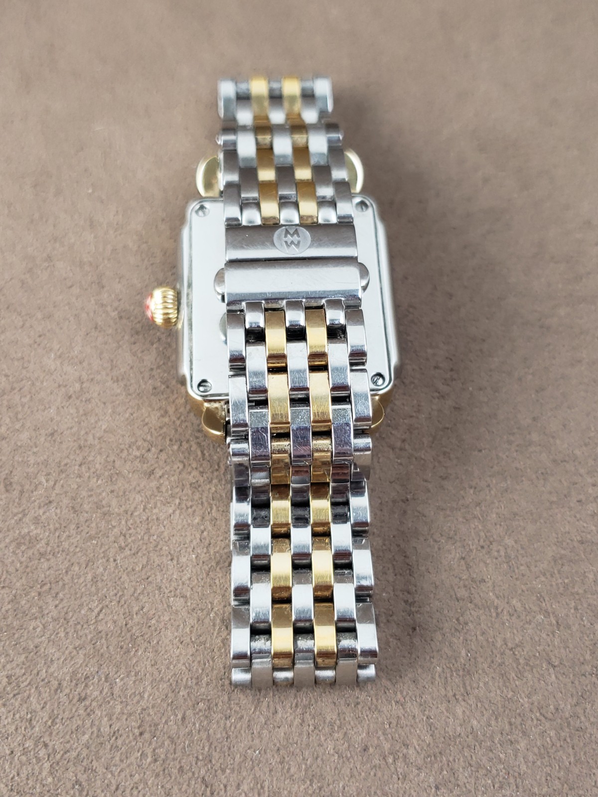 Michele Deco Madison Mid 0.6 CT TW Diamond Two Tone MW06G01C5018 29mm Watch