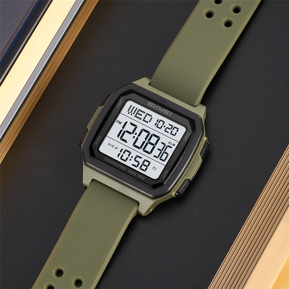 SKMEI Men Watch Electronic Sport Watch LED Alarm Watch Boys Digital Wristwatch