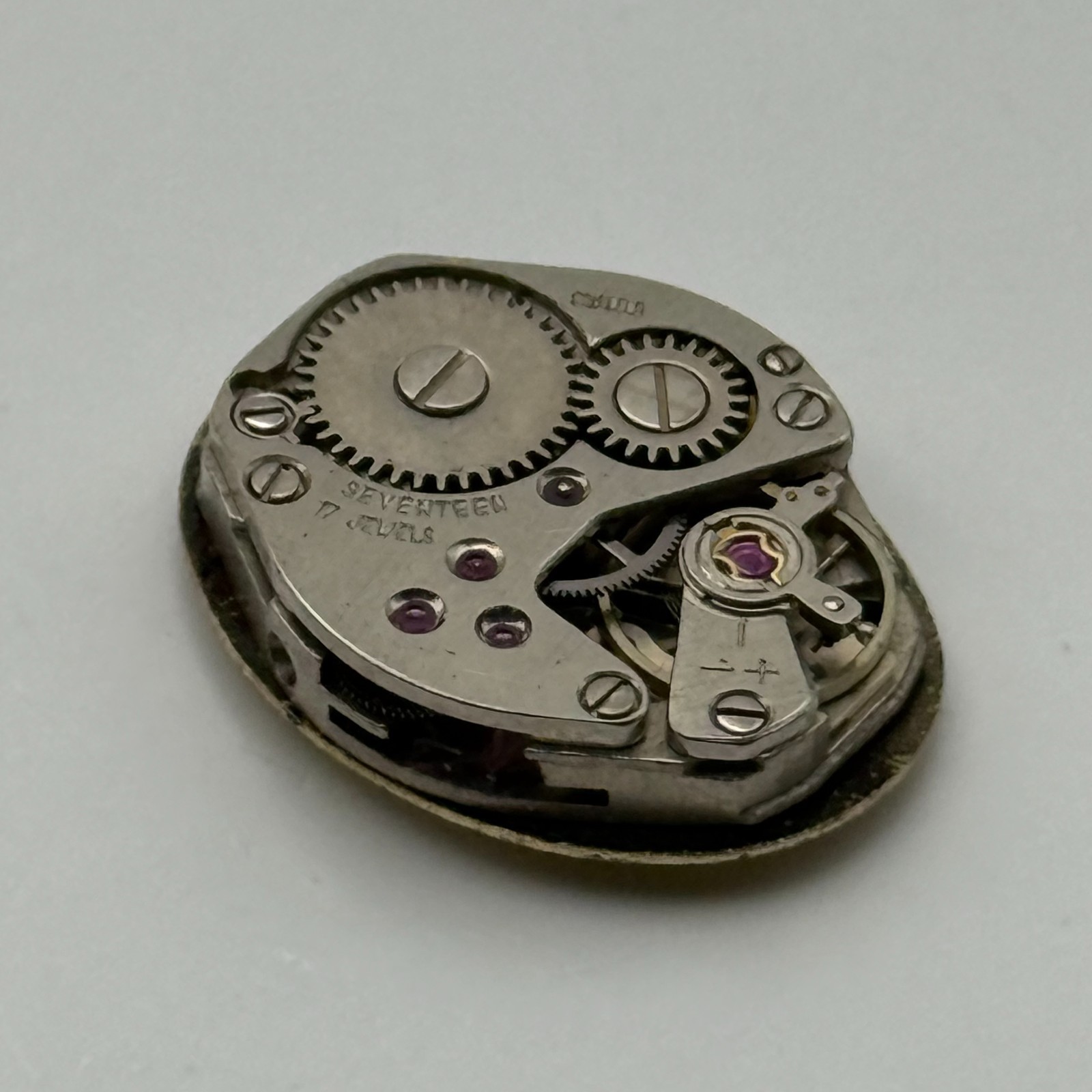 FHF 69-21 Watch Movement Baume 17 Jewels Swiss Manual Wind Parts Repair 15.3mm