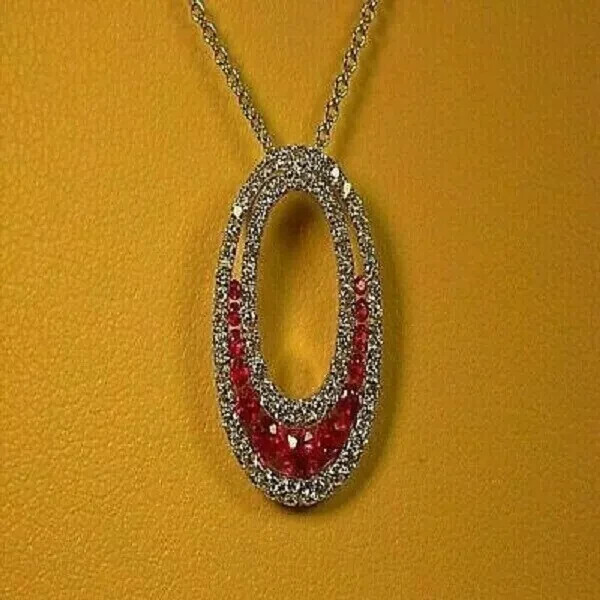 1.70Ct Round Cut Pink Sapphire Party’s Pendant 14K Yellow Gold Finish Free Chain