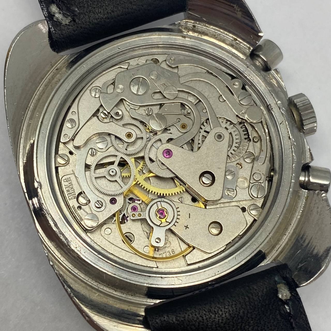 VINTAGE YEMA FLYGRAF CHRONOGRAPH MANUAL WIND VALJOUX 7736 39MM