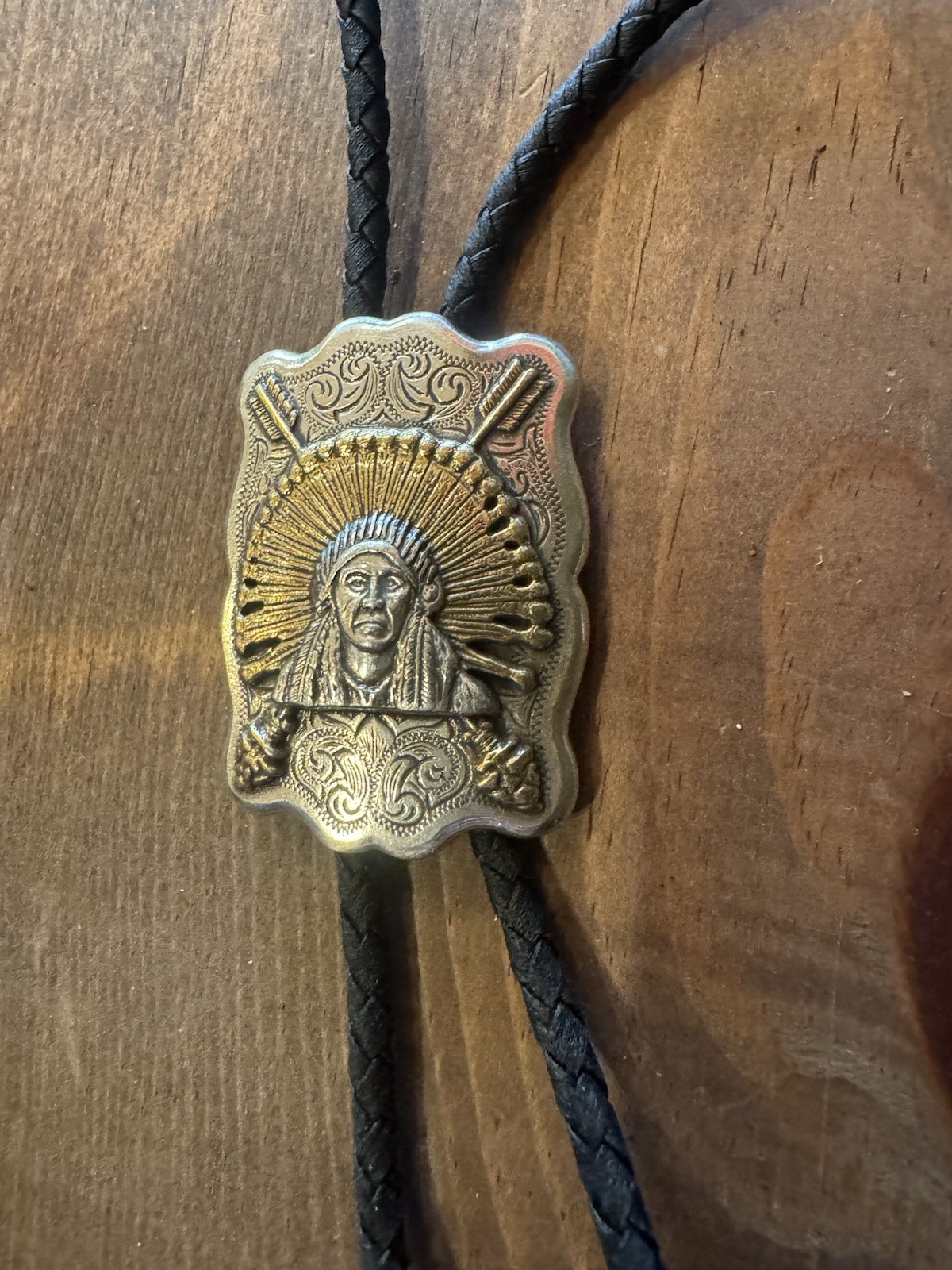 Chief Sitting Bull Sioux Native American Leader Bolo Tie Ivan