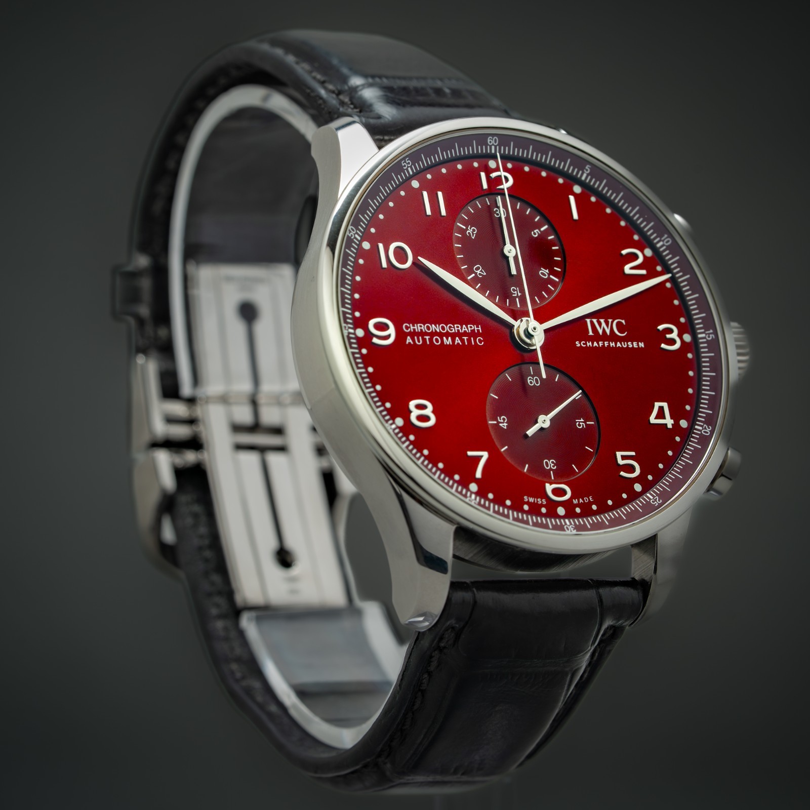 IWC Portugieser Burgundy Men’s Watch – IW371616 Complete Set Warranty until 2029