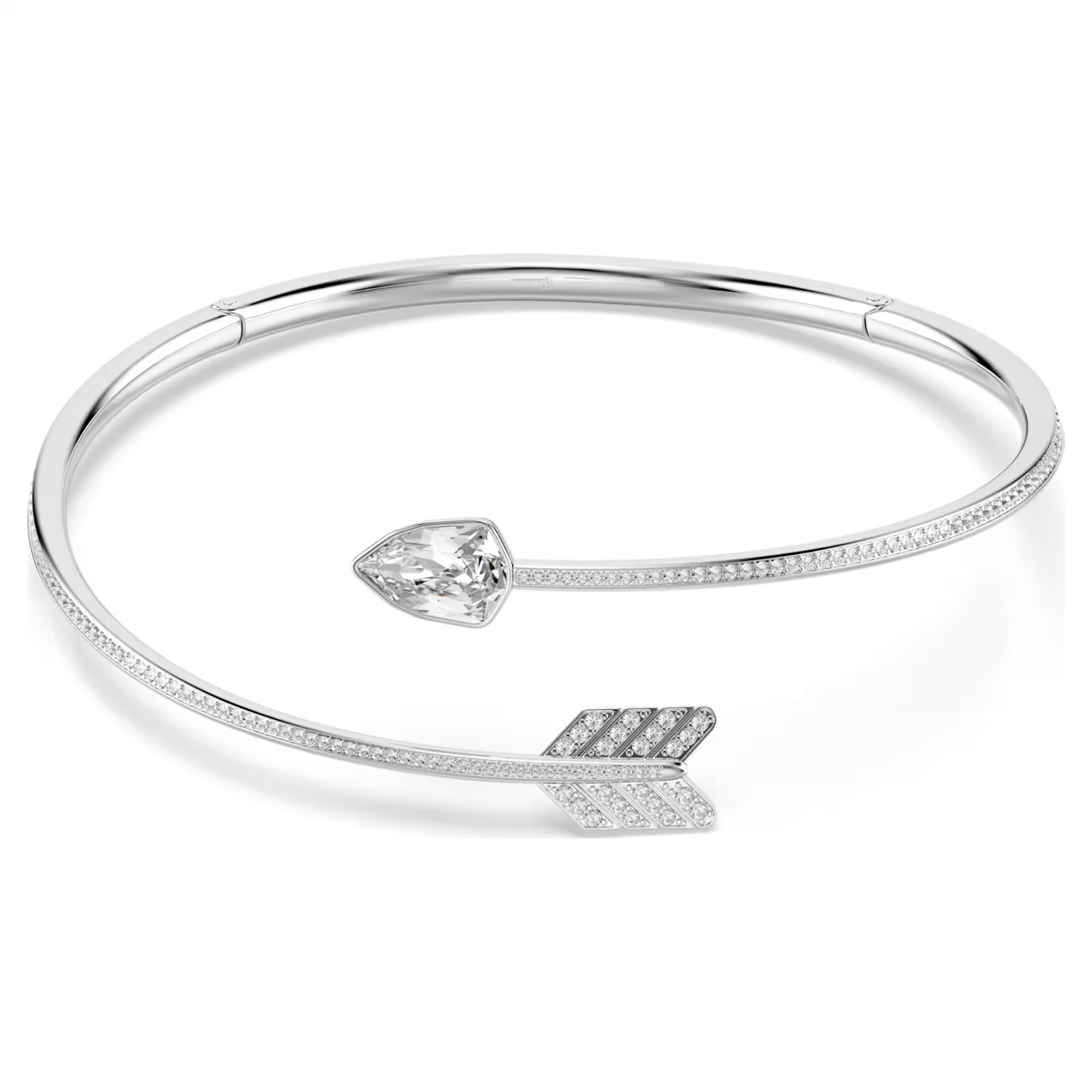 Swarovski Idyllia Cupid Arrow Choker Crystal White Rhodium Free Ship