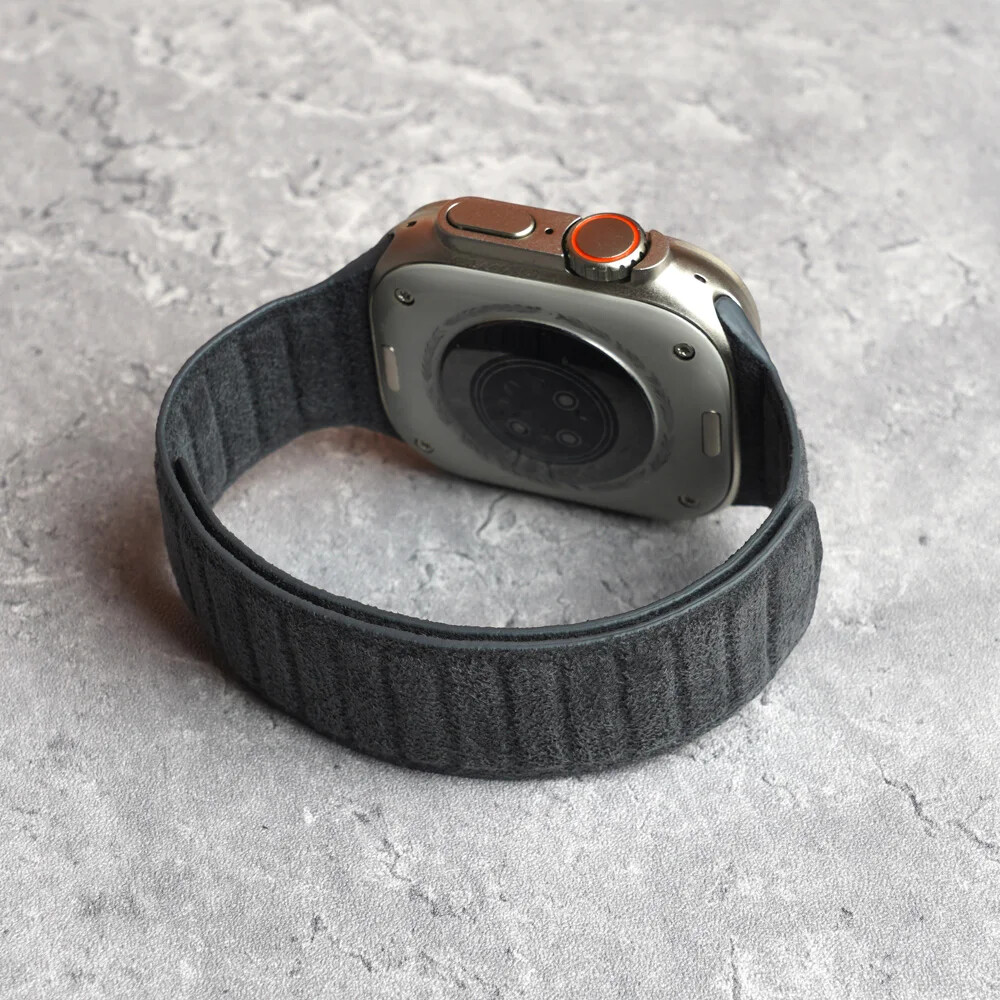 Magnetic ALCANTARA Strap for Apple Watch Ultra 2 Band Suede Leather Accessories