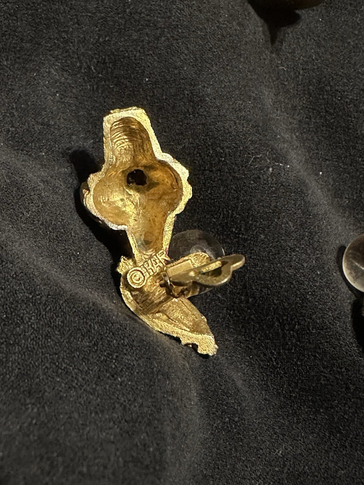 HAR Genie Fortune Teller Clip On Earrings And Spring Clasp Pin