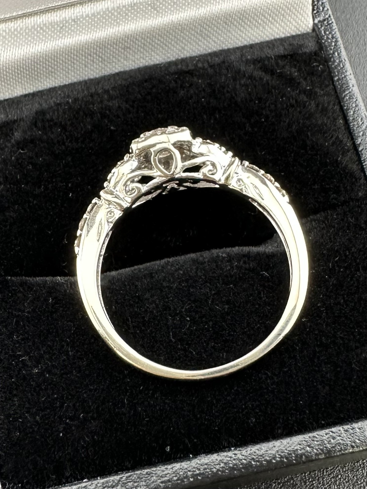 Le Vian 14k White Gold Chocolate Diamond Ring 3/8ctw 1.9dwt 3.0g
