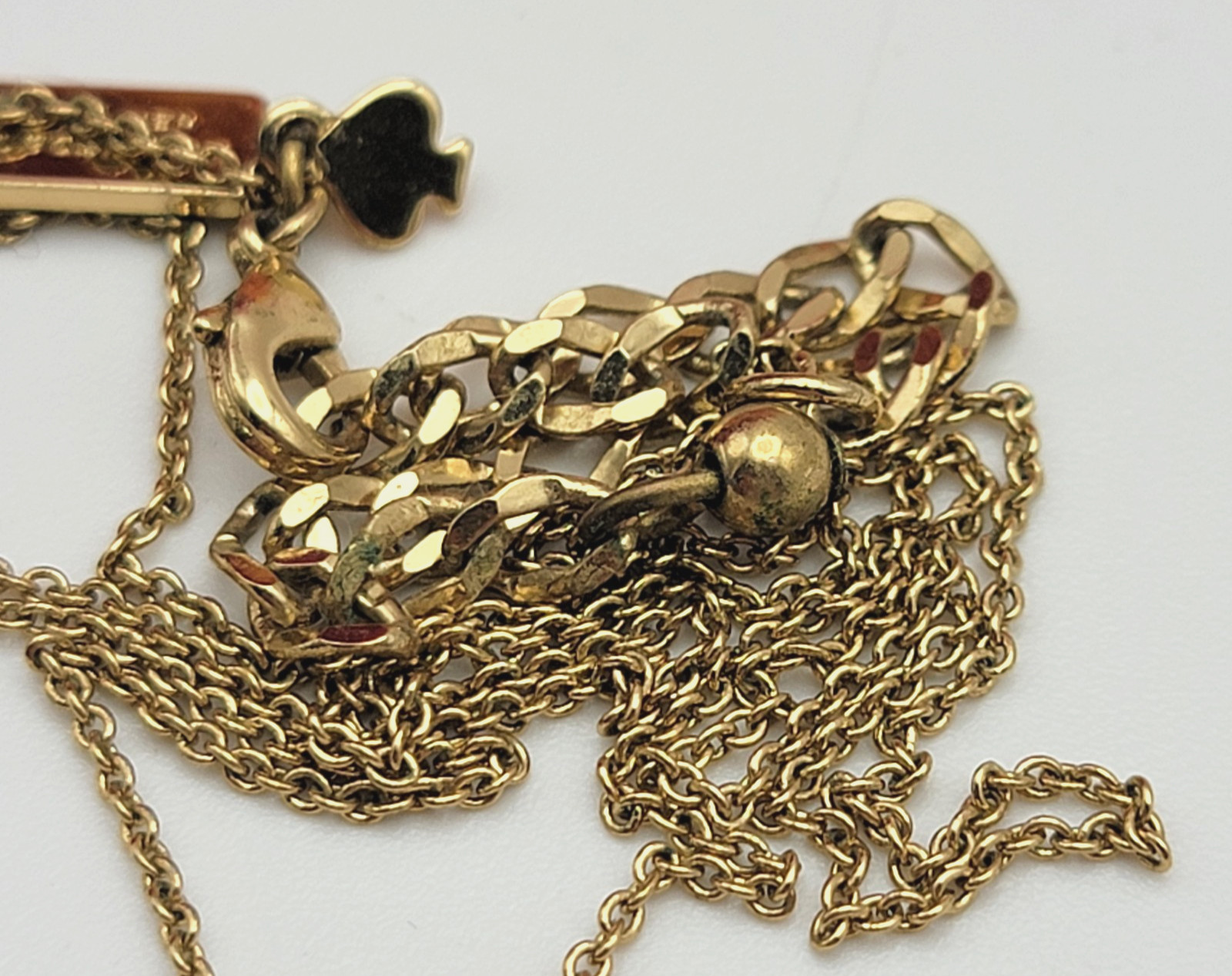 Kate Spade New York Initial K Pendant Necklace 12K Gold Plated One In A Million