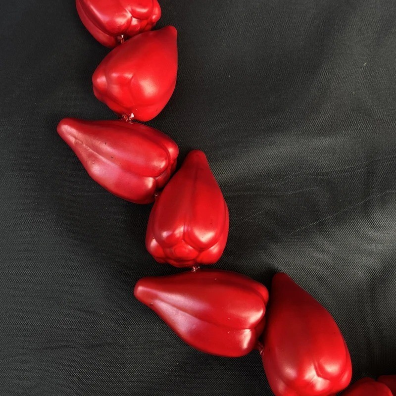 OTC ULA FALA Necklace UlaFala Traditional Roman Reigns Red Men Samoa Ula Fala