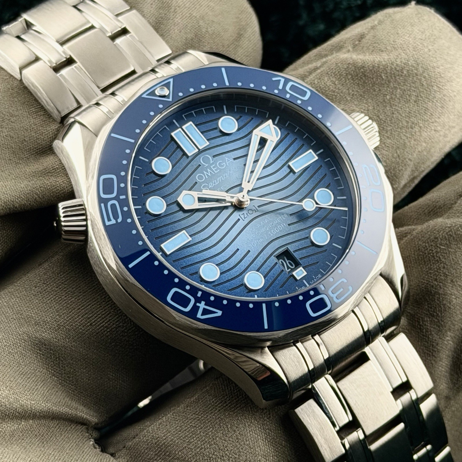 2026 Omega Seamaster Diver Summer Blue Edition 42mm 210.30.42.20.03.003 Warranty