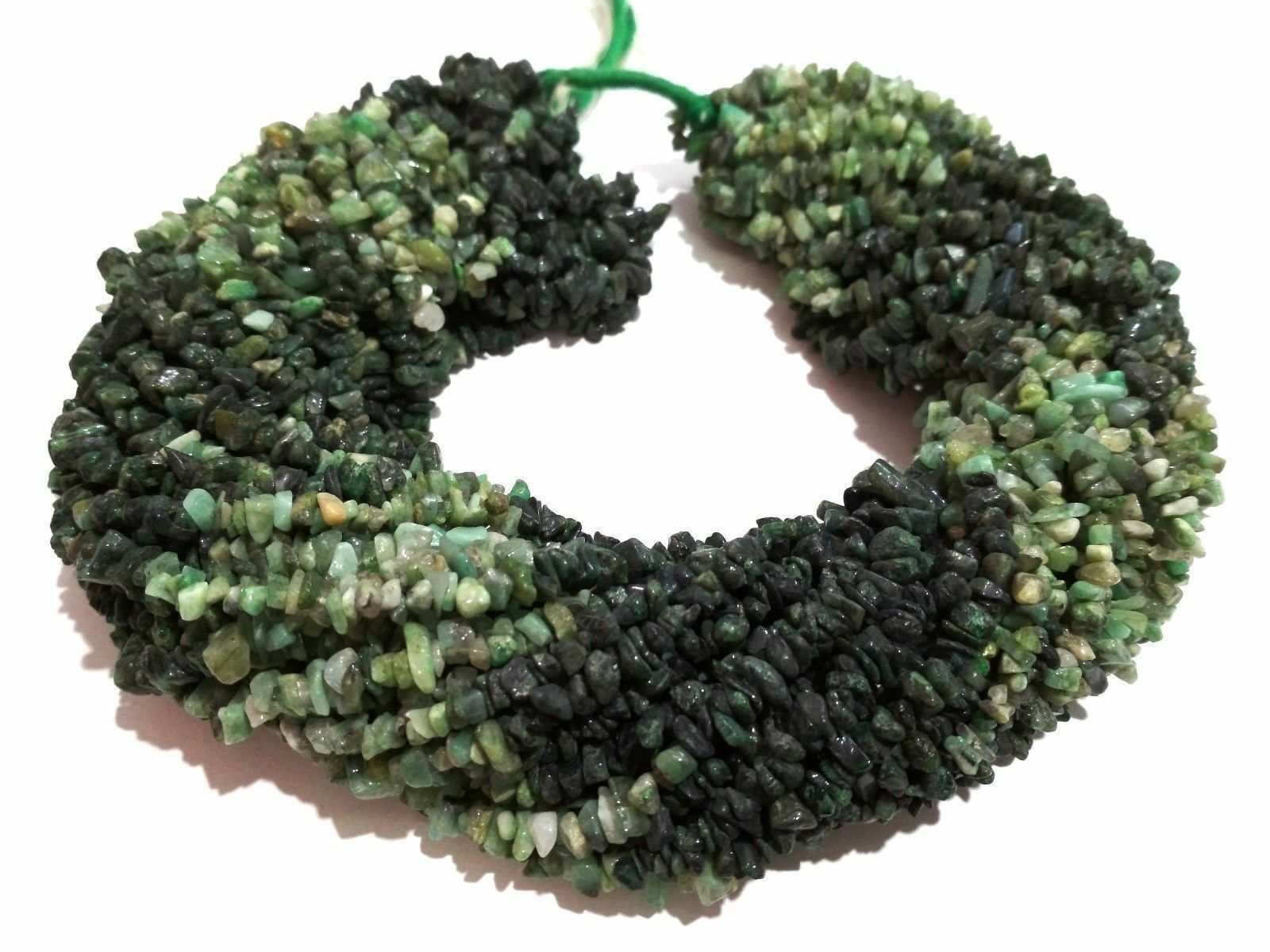 1 Strand Natural Multi Stone Chips Nugget Uncut Smooth 4-6mm Beads 34″inch C5