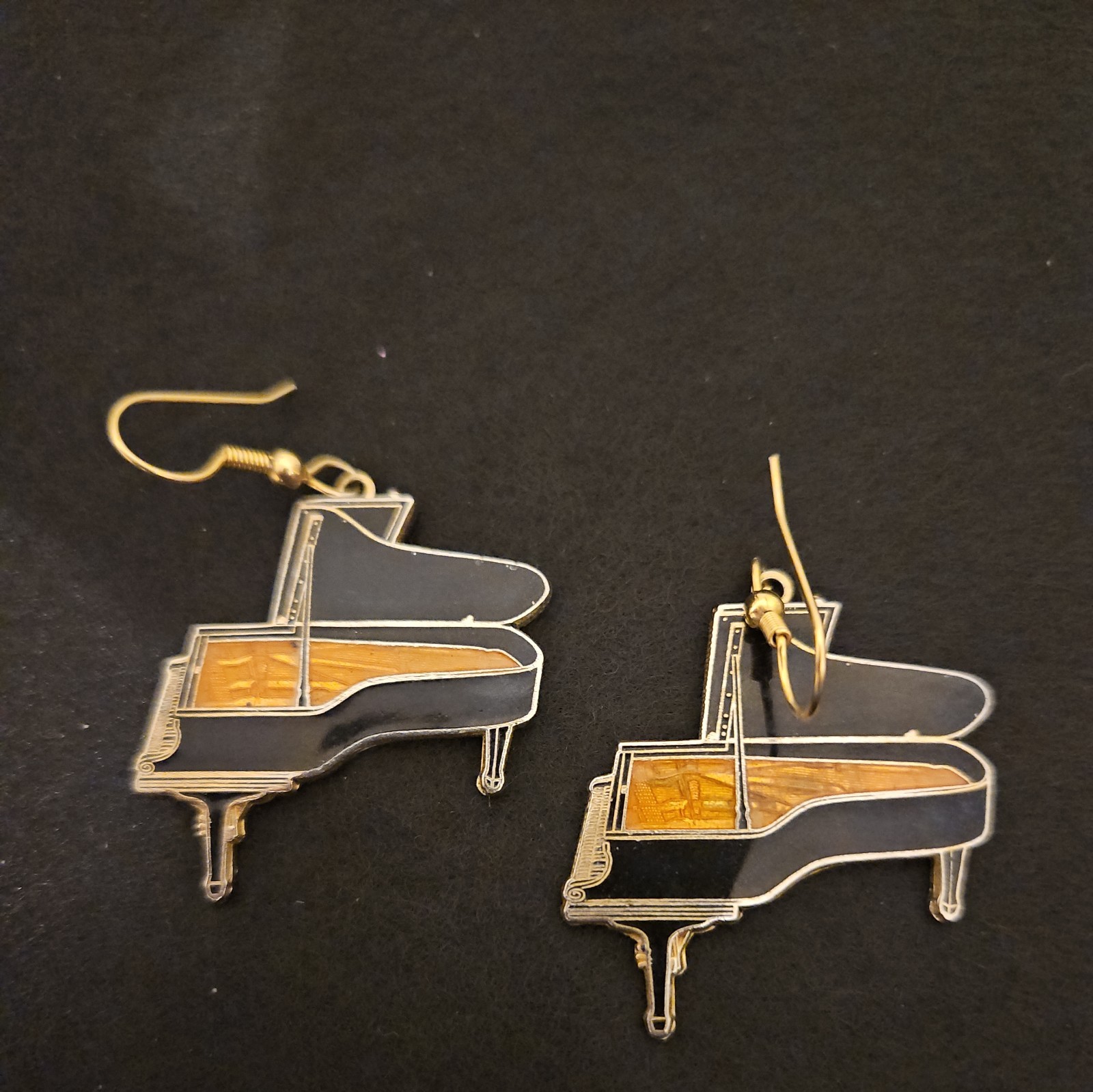 Future Primitive USA Grand Piano Earrings – Vintage, Musical Jewelry