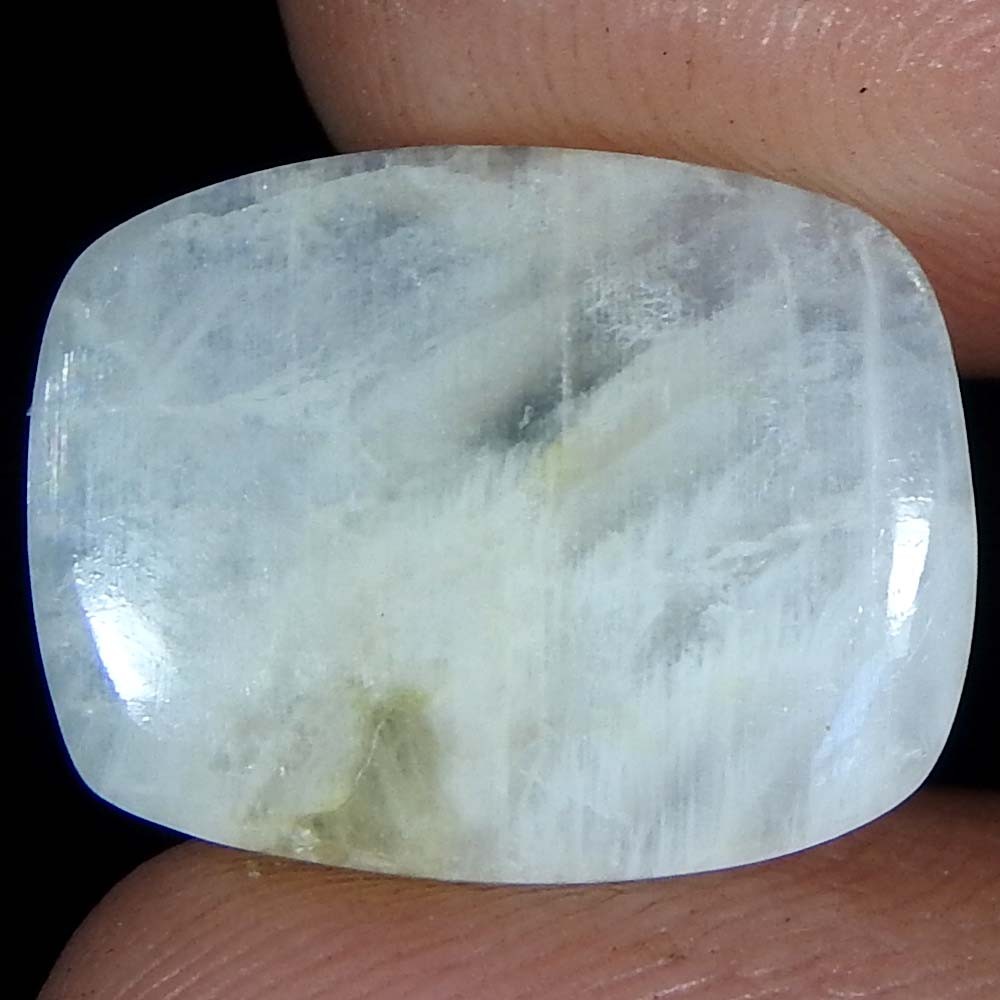 7.45Cts100%Natural Quality Silky Monnstone Cushion Cabochon Loose Gemstone