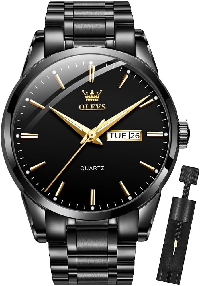 Sophisticated Gold Indexed Analog Watch for Men – Quartz Precision & Style