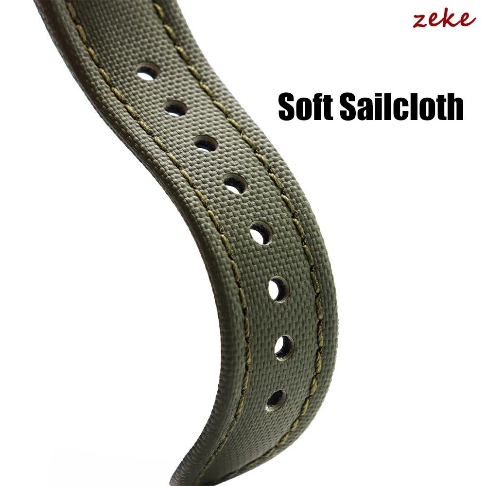 Waterproof Sailcloth Watch Band Nylon Strap Quick Release 18-22mm Durable New