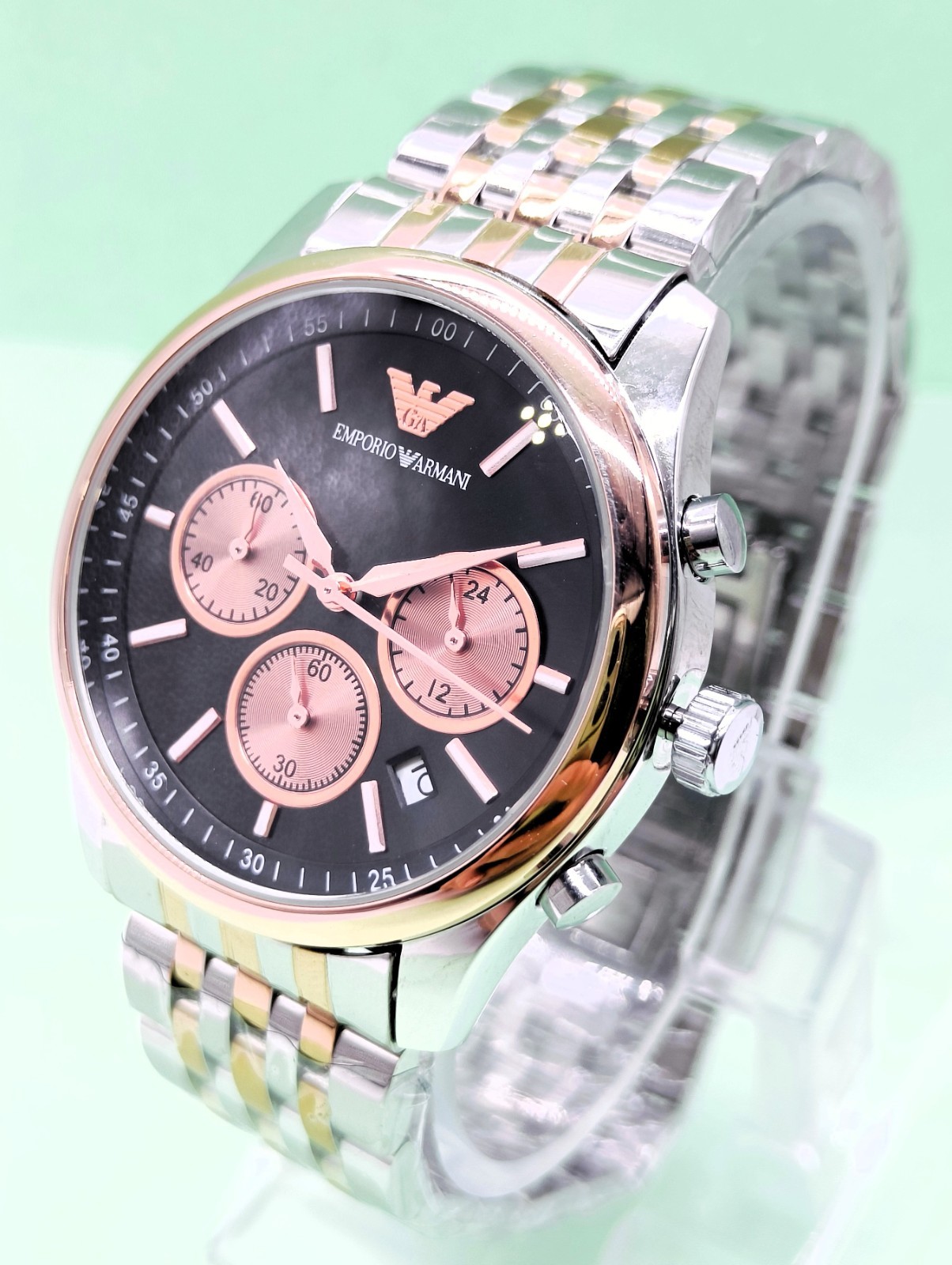 AmazingEmporio Armani Chronograph Date Indicator Quartz Analog Men’s Wrist Watch