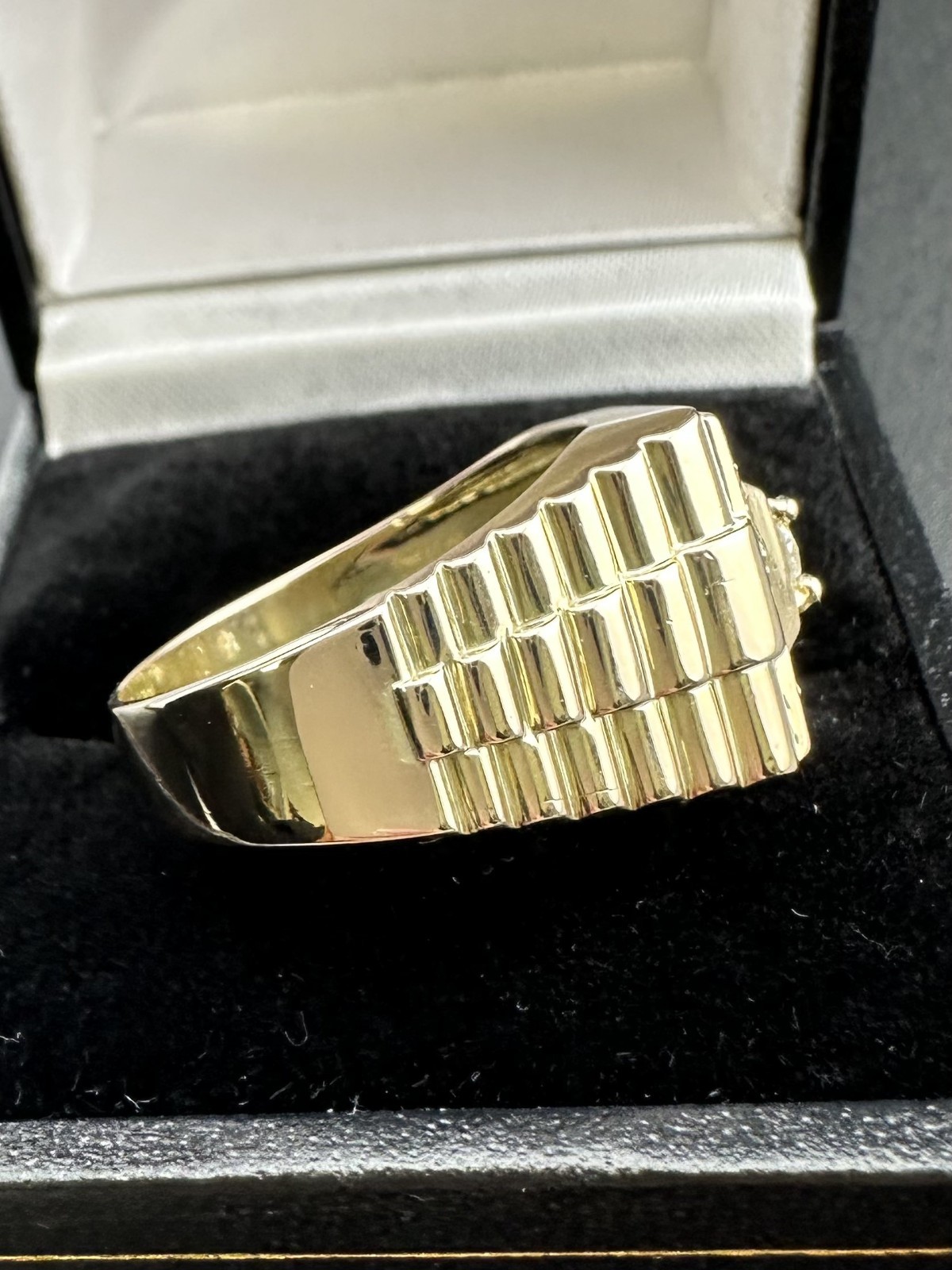 14k Yellow Gold Diamond Size 9.5 Ring 0.40ctw 0.27ct Center 5.6dwt 8.7g