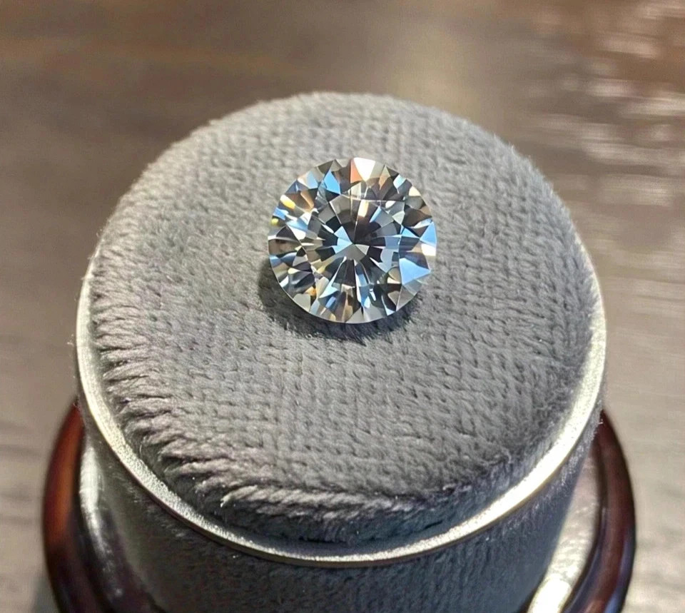 CERTIFIED 3.10 Ct Natural Diamond D Grade ROUND LOOSE VVS1/9.7 mm