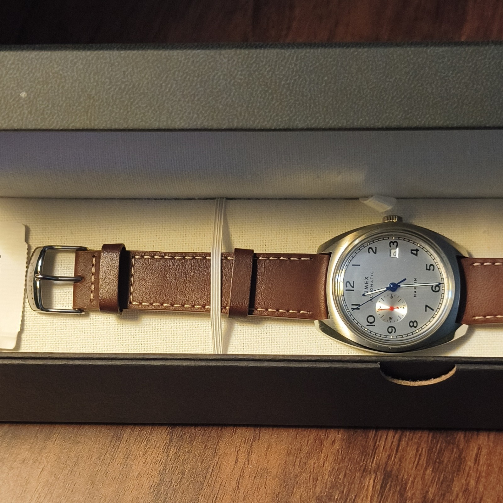 Timex Marlin Automatic Silver Dial Men’s Watch TW2V62000