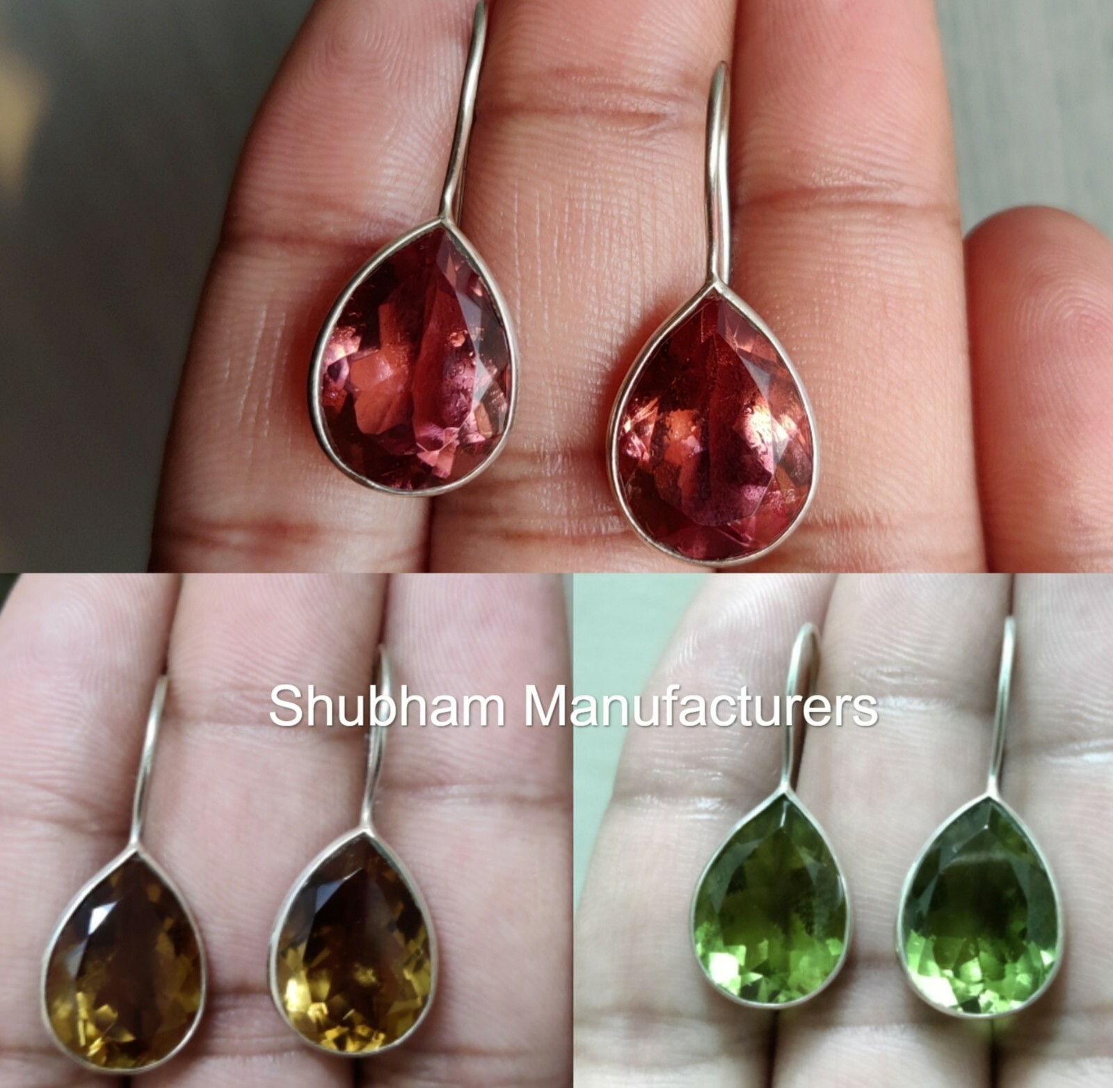 Zultanite Color Changing Pear Shape Gemstone 925 Silver Earrings Women Jewelry