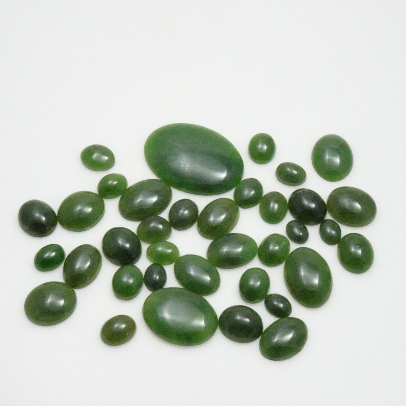 160.80 CTW Aventurine Cabochon Parcel – Oval – MM Varies – Aventurine Cab Parcel