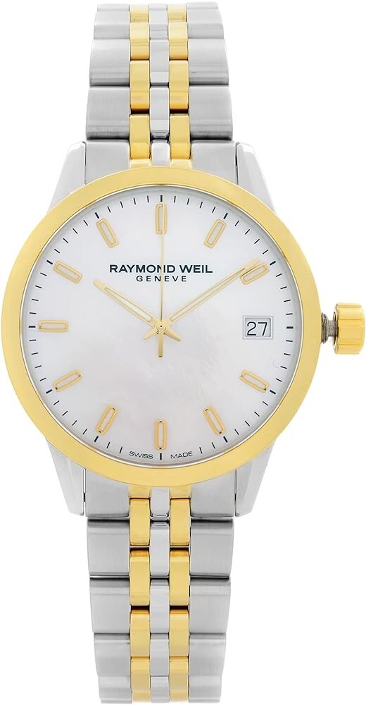 Raymond Weil Freelancer MOP Dial Women’s Watch 5634-STP-97021 ($1375 MSRP)