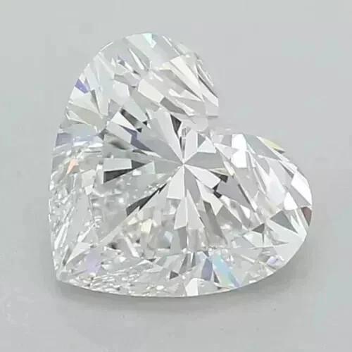 5.05 Cts Heart Cut IGI Certified Lab Grown CVD Diamond E Color VS2 Clarity