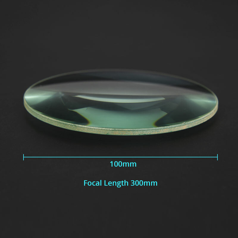 1PC 100mm Double Convex Glass Lens for DIY Magnifying Glass Optical Experiment