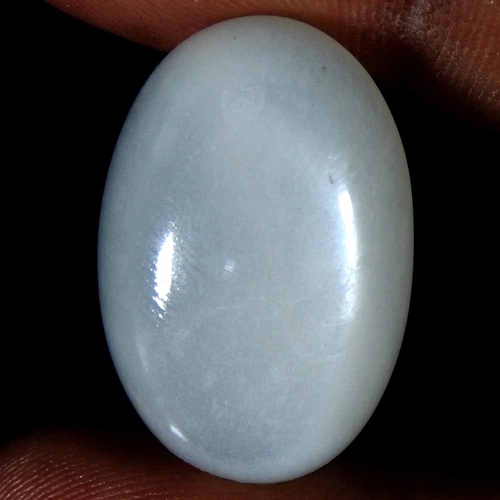 27.05 Ct Natural Silky Moonstone Oval Cabochon 25x17x7 Loose Gemstone