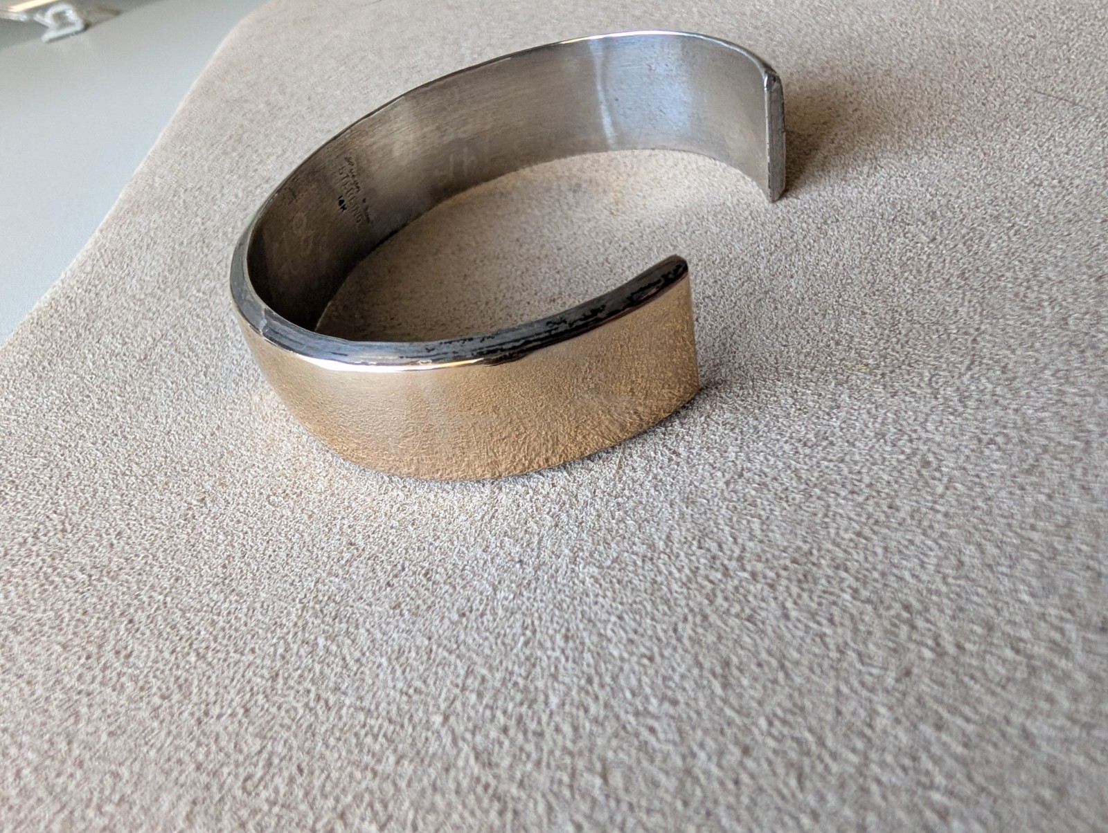 Vintage Hyson Craig 14k Gold & Sterling Navajo Cuff – 45 grams
