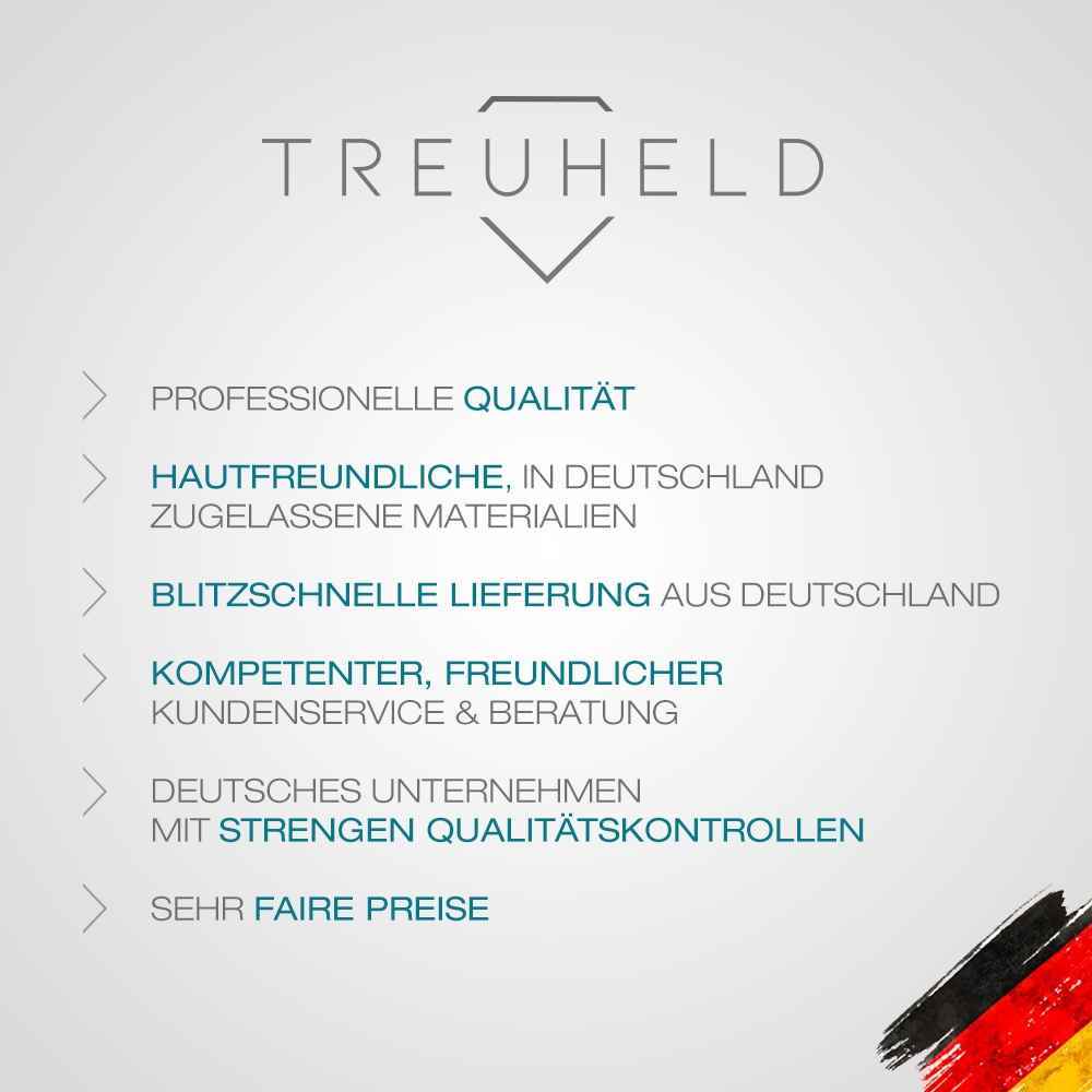 Treuheld® – Piercing Stab – Barbell – Schwarz – Dick – 48 Größen (4605v)