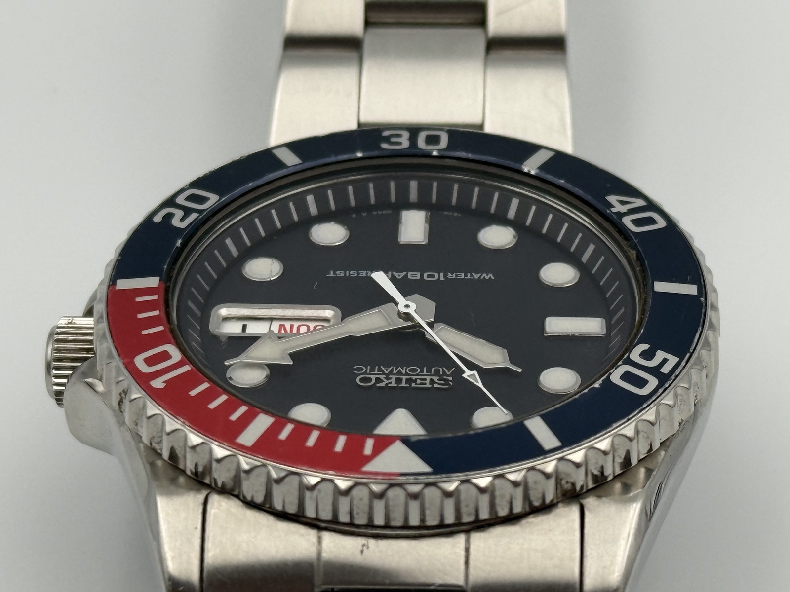 SEIKO 7S26-0040 Pepsi Bezel Automatic Navy Dial Men’s Watch Japan