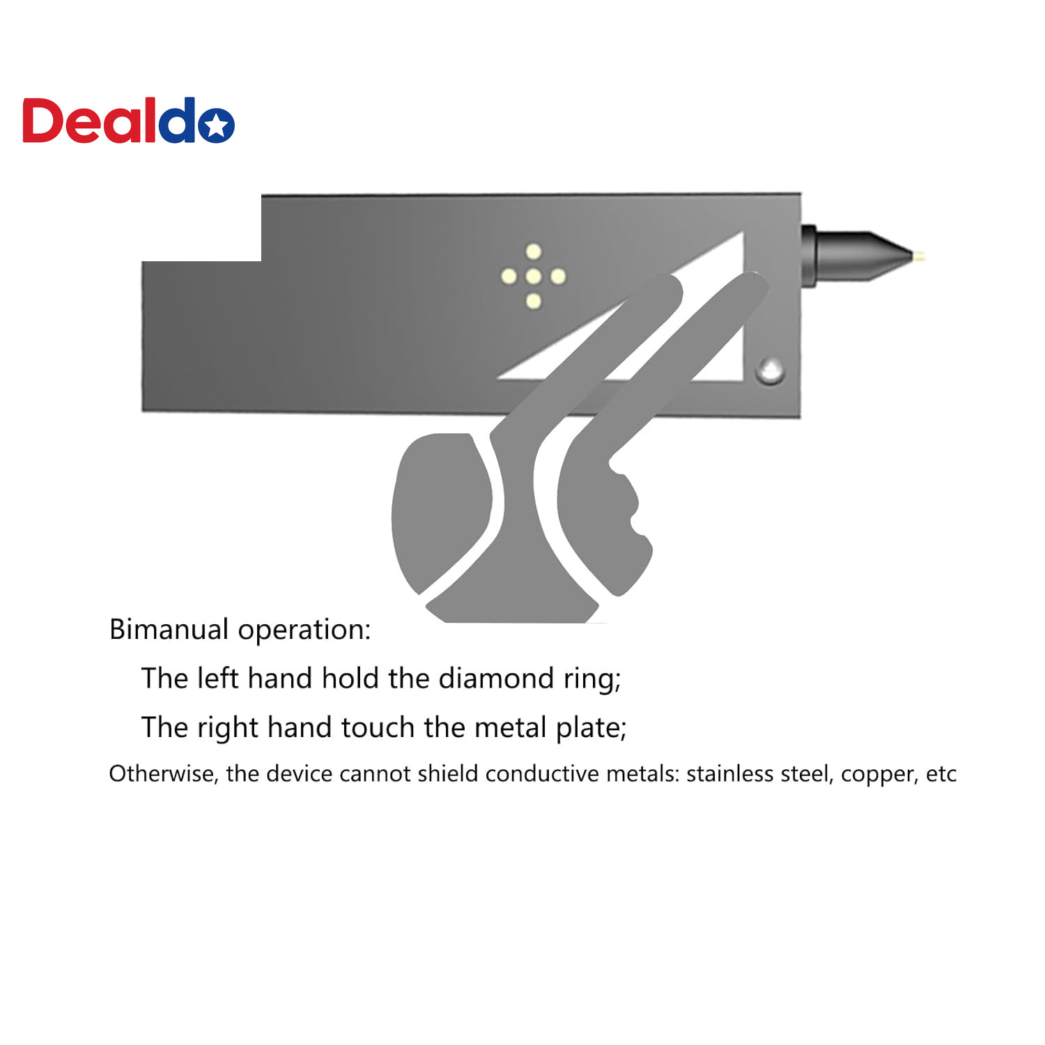 Diamond Tester Pen, Professional Jewelry Diamond Tester with 60X Jewelry Loupe M