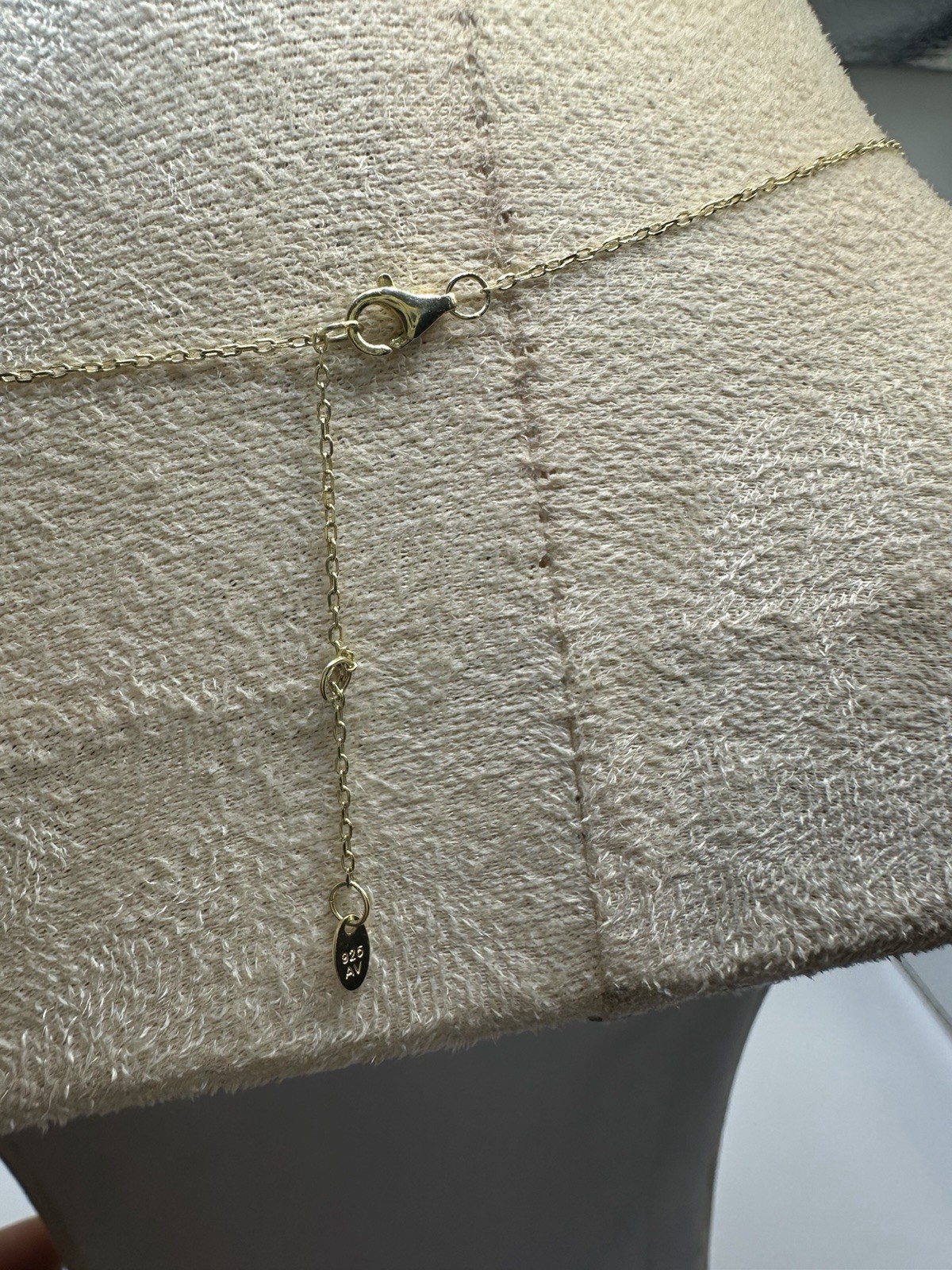 Argento Vivo Sterling Silver 925 Gold Plate Choker Necklace