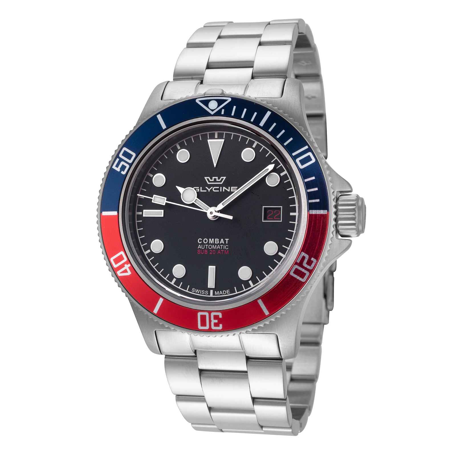 Glycine Men’s Combat Sub 42mm Automatic Watch GL0388