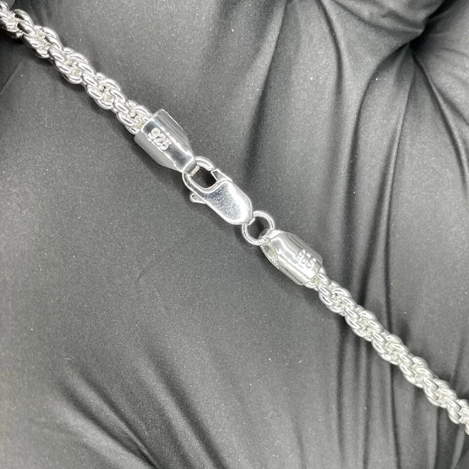 3Ct Round Cut Real Moissanite Cross Pendant 14K White Gold plated