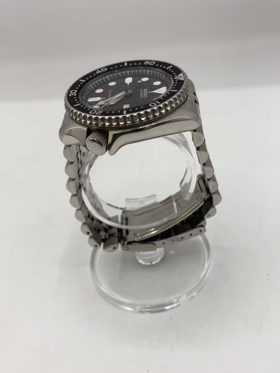 [B1S] Seiko SKX007 Diver Automatic Black Dial Stainless Steel Watch [z2z]