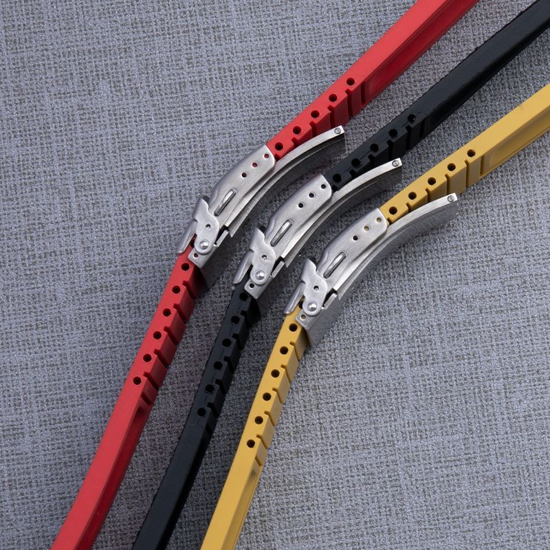 22 24mm Nylon Rubber Watch Band Strap Fits Breitling NAVITIMER WORLD Avenger
