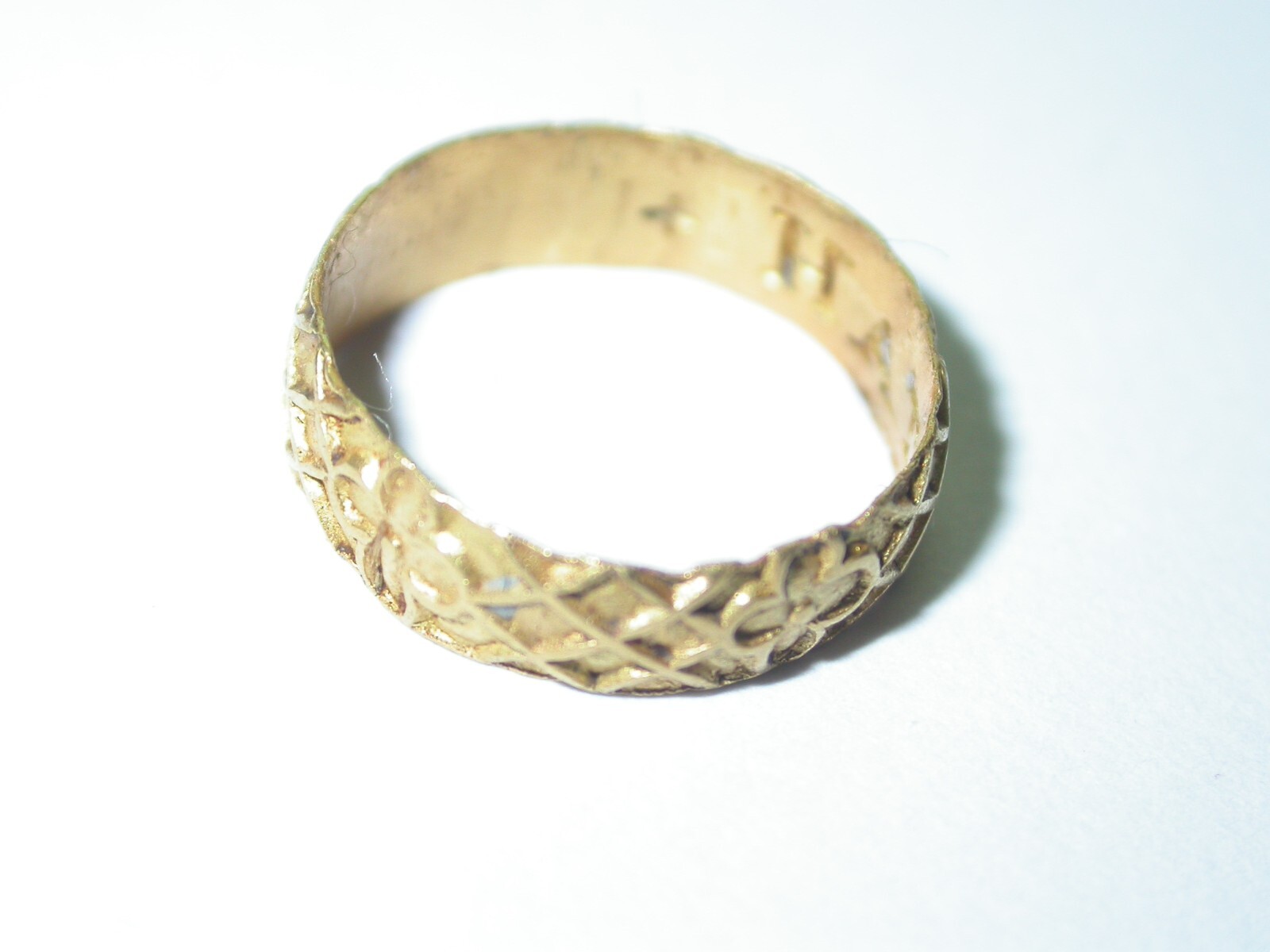 Gold posy ring 16th Century -Tiny 6 Months-1 year baby