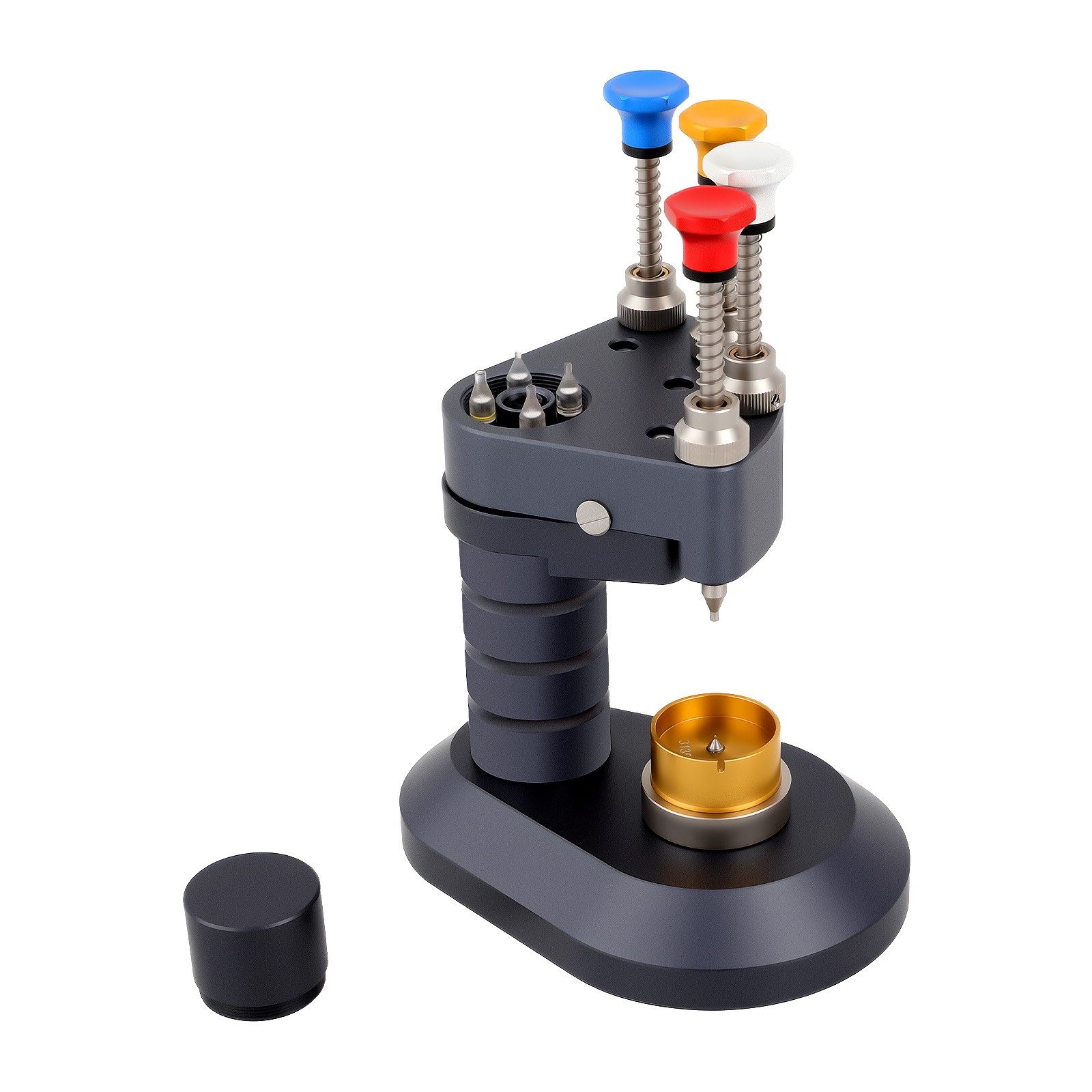 4 Pin Watch Hand Presser High-Precision Watchmakers Setting Fitting Repair Tool